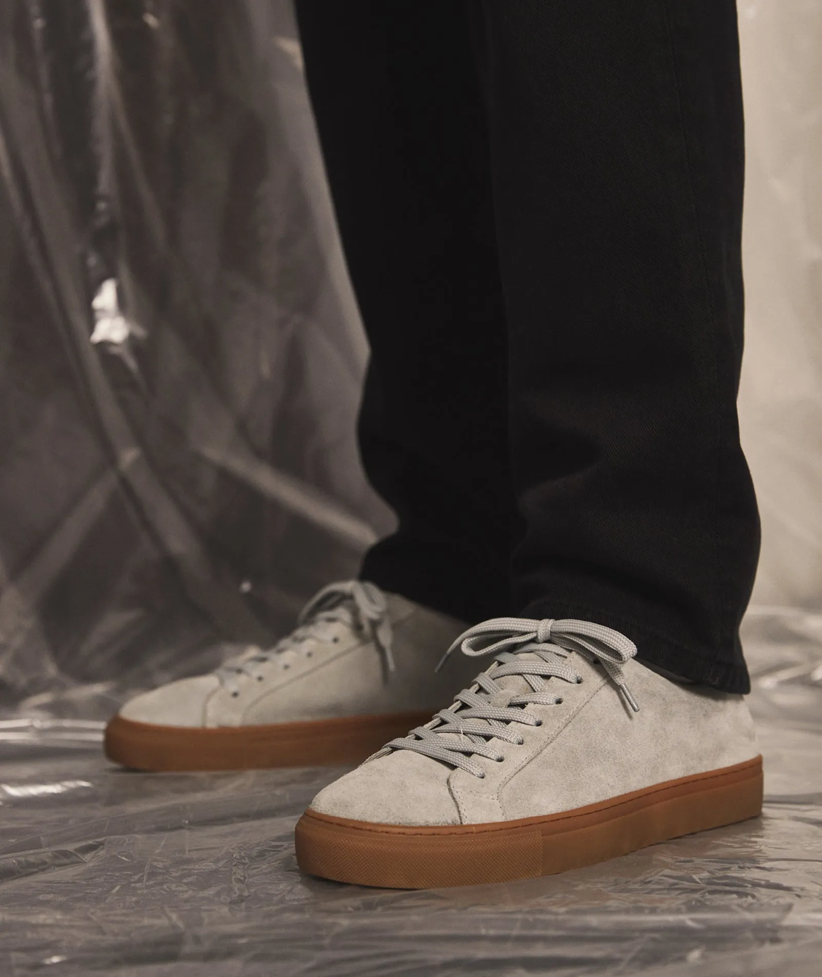 - Grey Light Type Flash promotion Reduced prices Gum Suede /