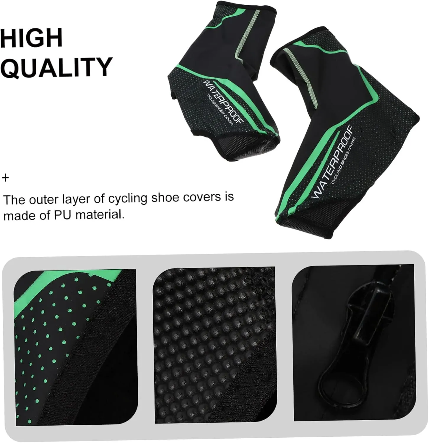 1 Pair Shoe Cover Windproof Overshoes Shoe Protectors Covers Rain Overshoes Blinds Excercise Bike