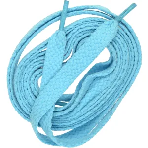 120cm Flat Shoe Laces  - Light Blue