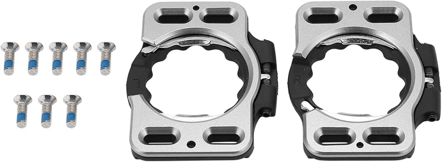 1Pair Cleats, Shoe Cleats Cover Cycling Pedal Cleats with 9 Screws for Zero, Pave/Ultra Light Action, X1, X2, X5 Zero Cleats Zero Cleats Cleats