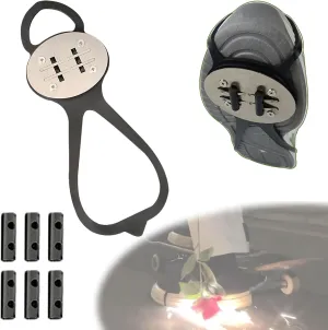 1PCS Foot Brake Ground Shoes Spark Flint, Skateboarding Ground Spark Friction Tool Pads, Motorcycle Sole Grinding Spark Flint Set for Shoes