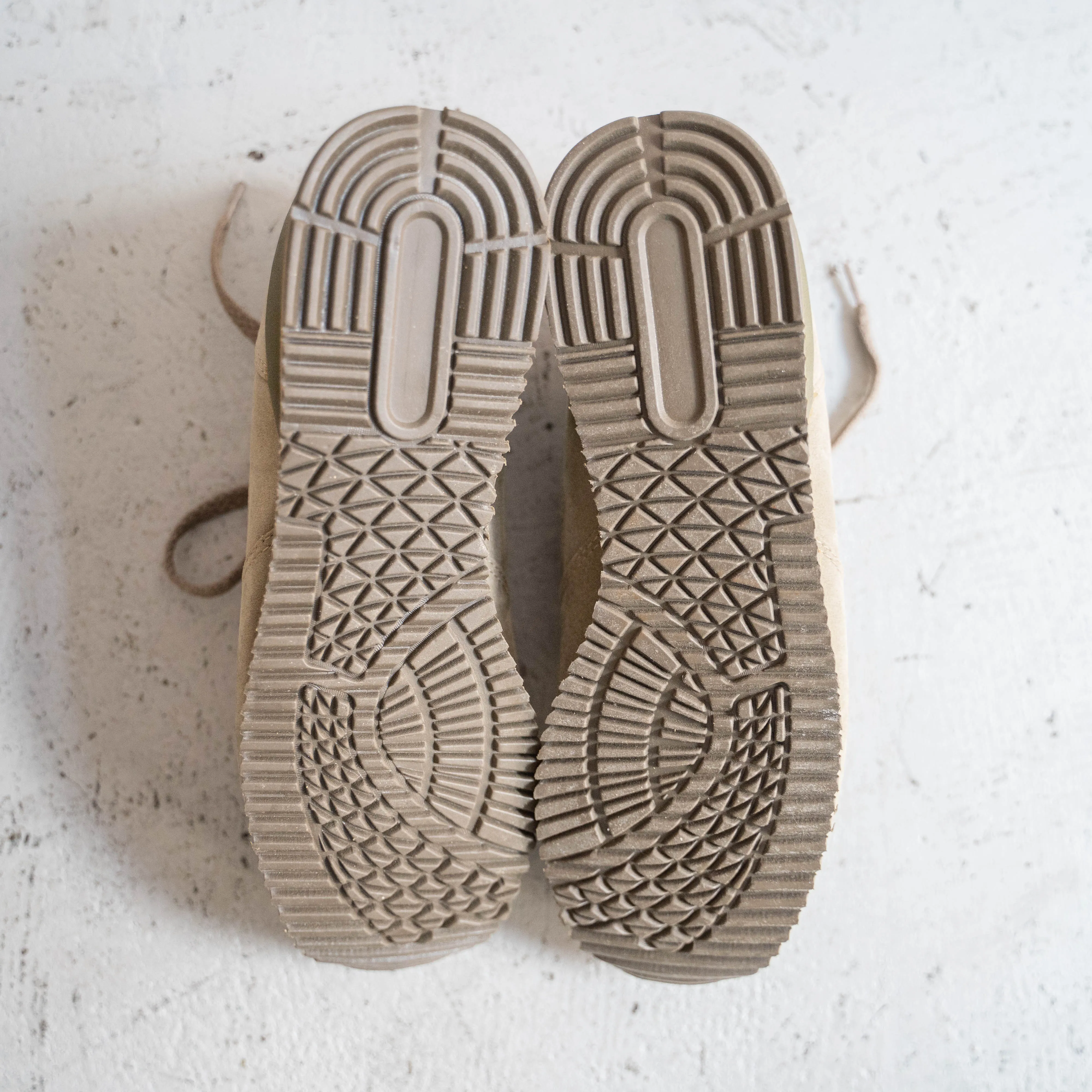 2000s British military training shoes -light brown×green- "mint condition"