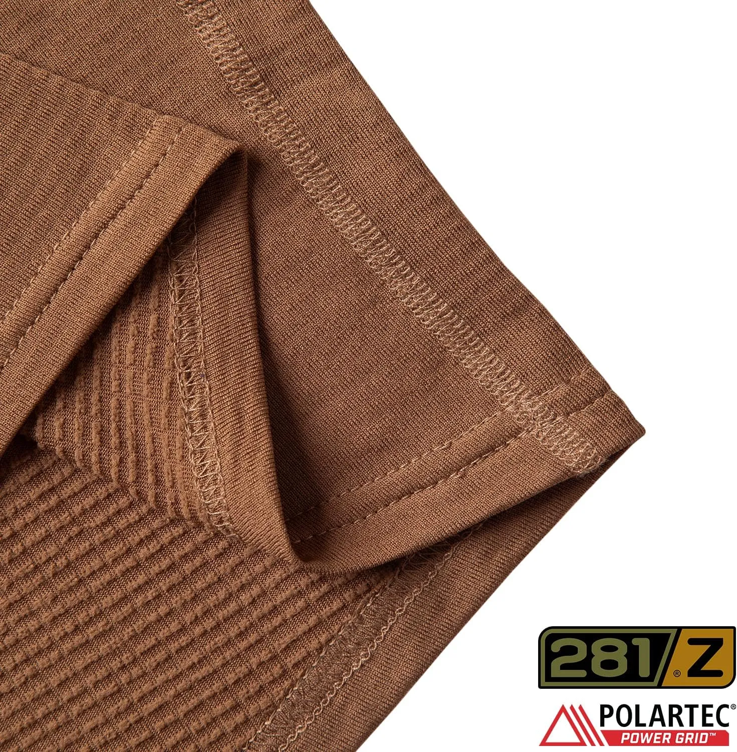281Z Mens Polartec Power Grid Thermal Base Layer - Long Sleeve T-Shirt - Hiking Trekking Outdoor - Terrain Reliability Line