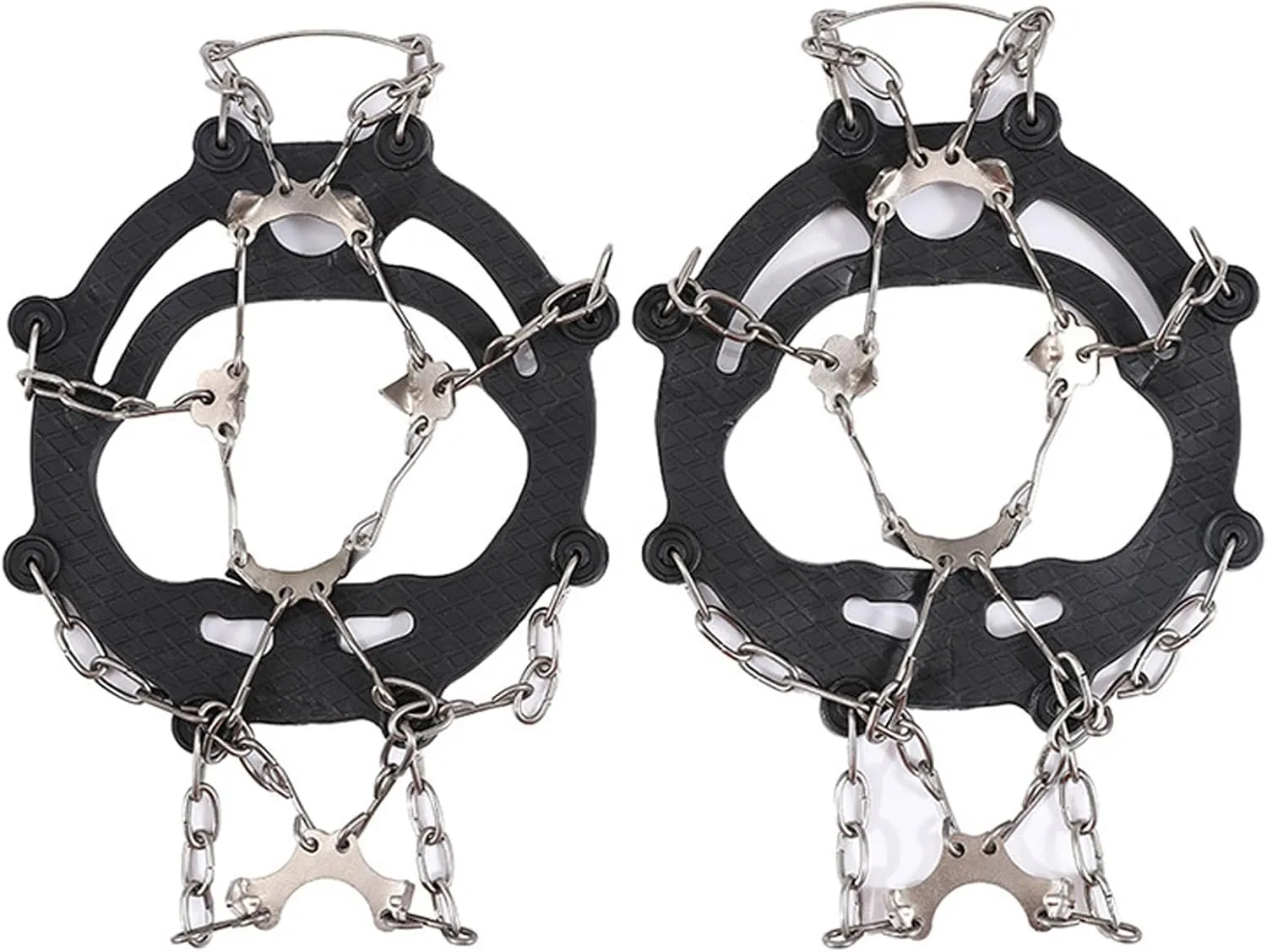 2pcs Heavy Type Shoe Crampons Men Women Climbing Spikes Grippers Gears for Outdoor and
