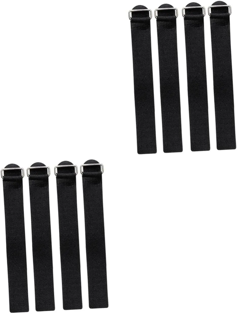2sets Climbing Hiking Shoe Grip Covers Ice Grippers Binding Straps Universal Fit for Boots 4pcs*2