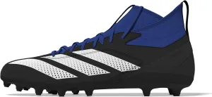 adidas Men's Adizero Impact.2 American Football Sneaker, Black/White/Team Royal Blue, 12.5