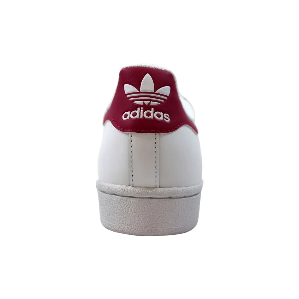 Adidas Superstar Foundation J Footwear White/Bow Pink  B23644 Grade-School