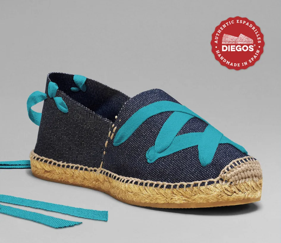 Alpargatas clásicas denim