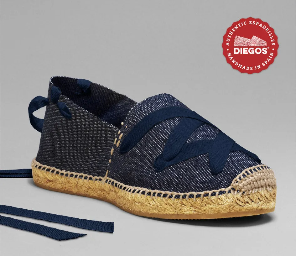 Alpargatas clásicas denim