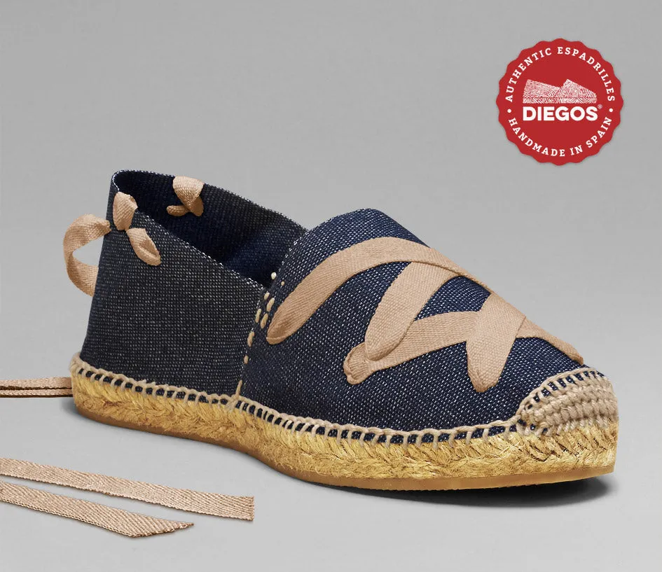 Alpargatas clásicas denim