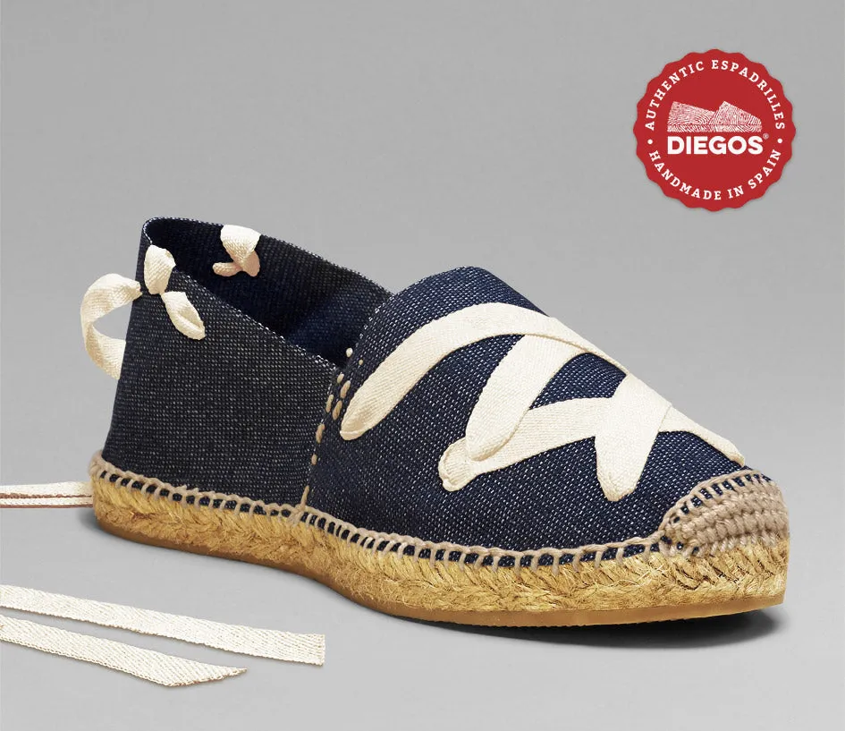 Alpargatas clásicas denim