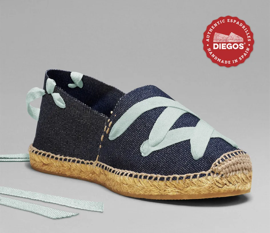 Alpargatas clásicas denim