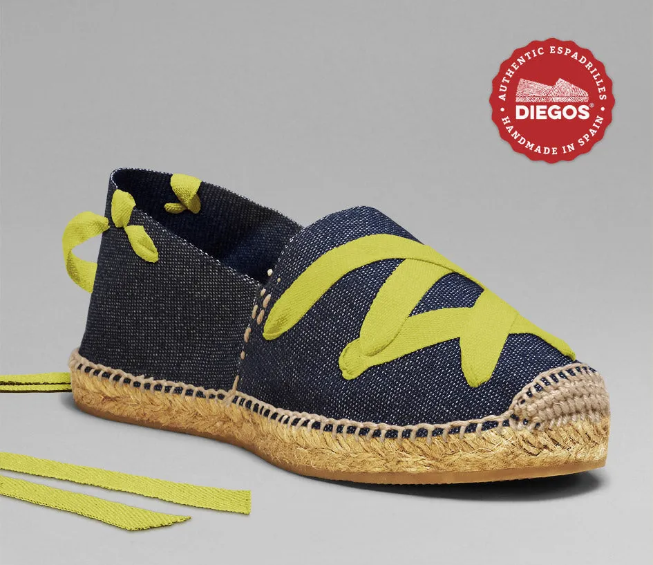 Alpargatas clásicas denim