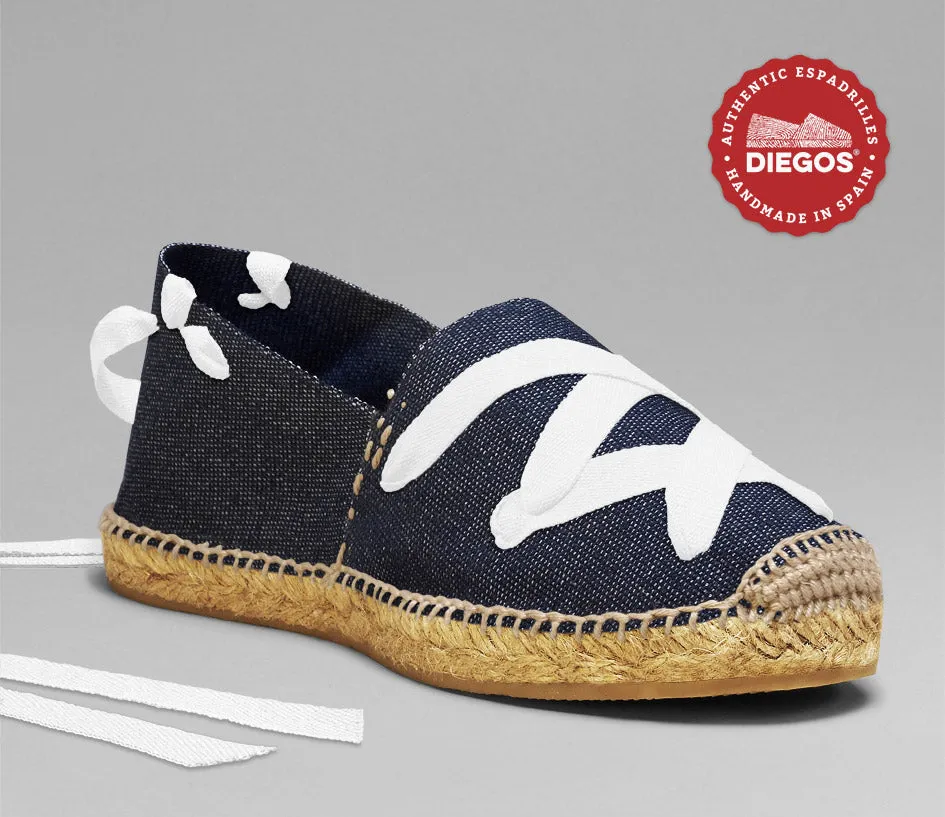 Alpargatas clásicas denim