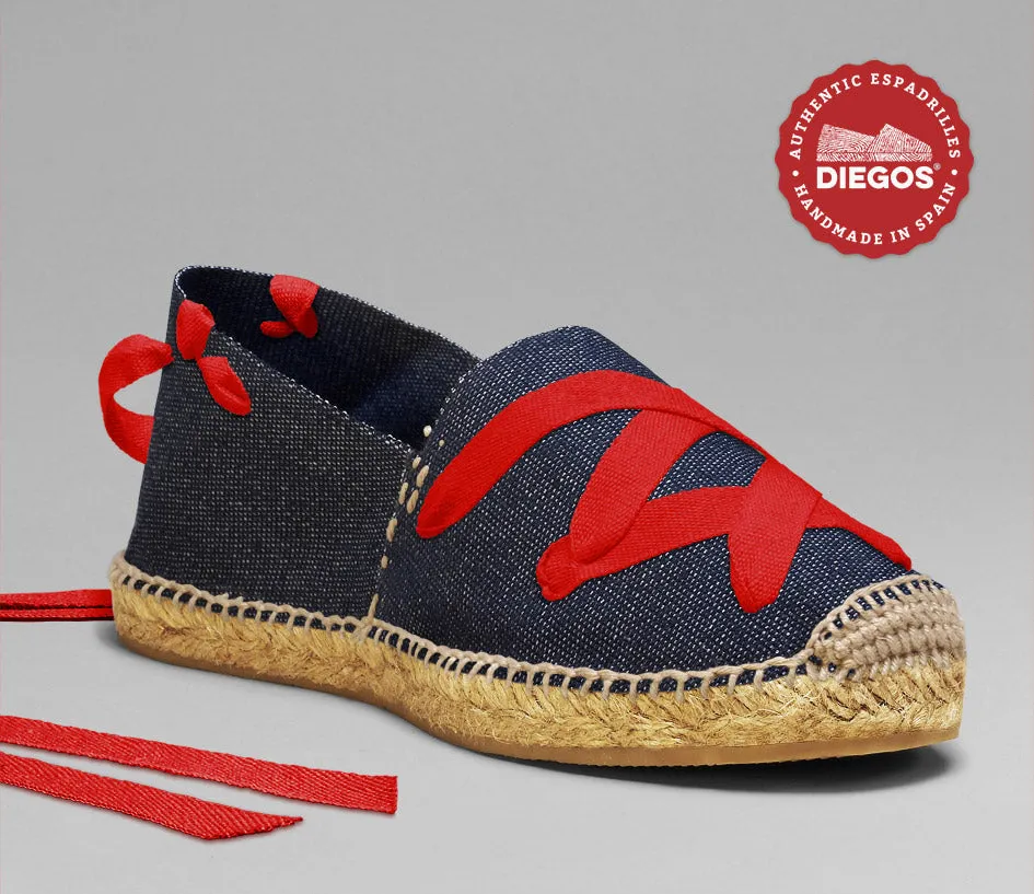 Alpargatas clásicas denim