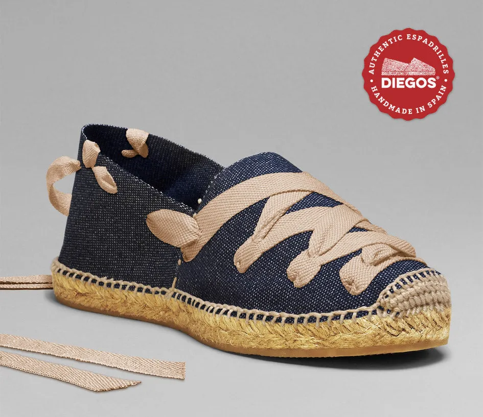 Alpargatas pamplona denim