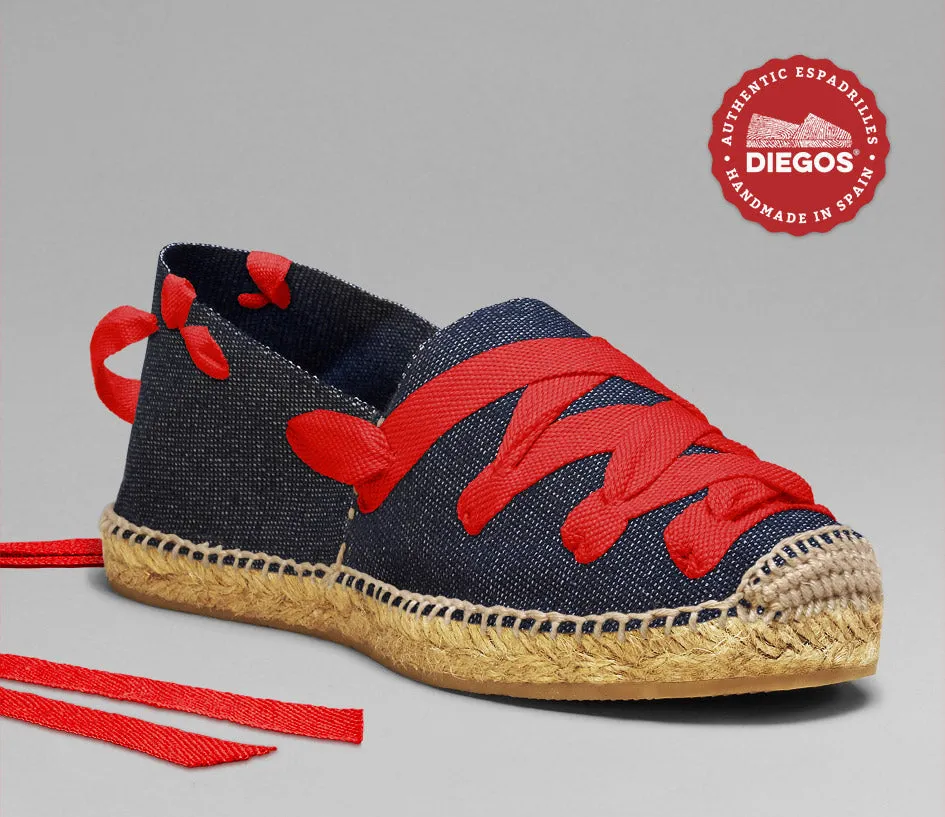 Alpargatas pamplona denim