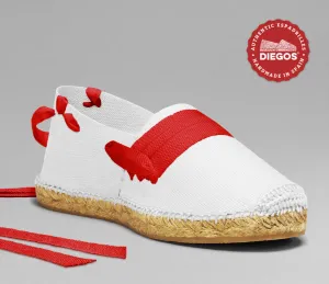 alpargatas vascas blancas