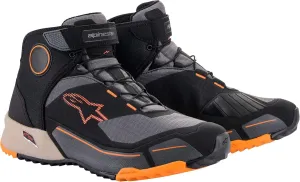 Alpinestars CR-X Drystar Riding Shoes (8) (BLACK/LIGHT BROWN/ORANGE)