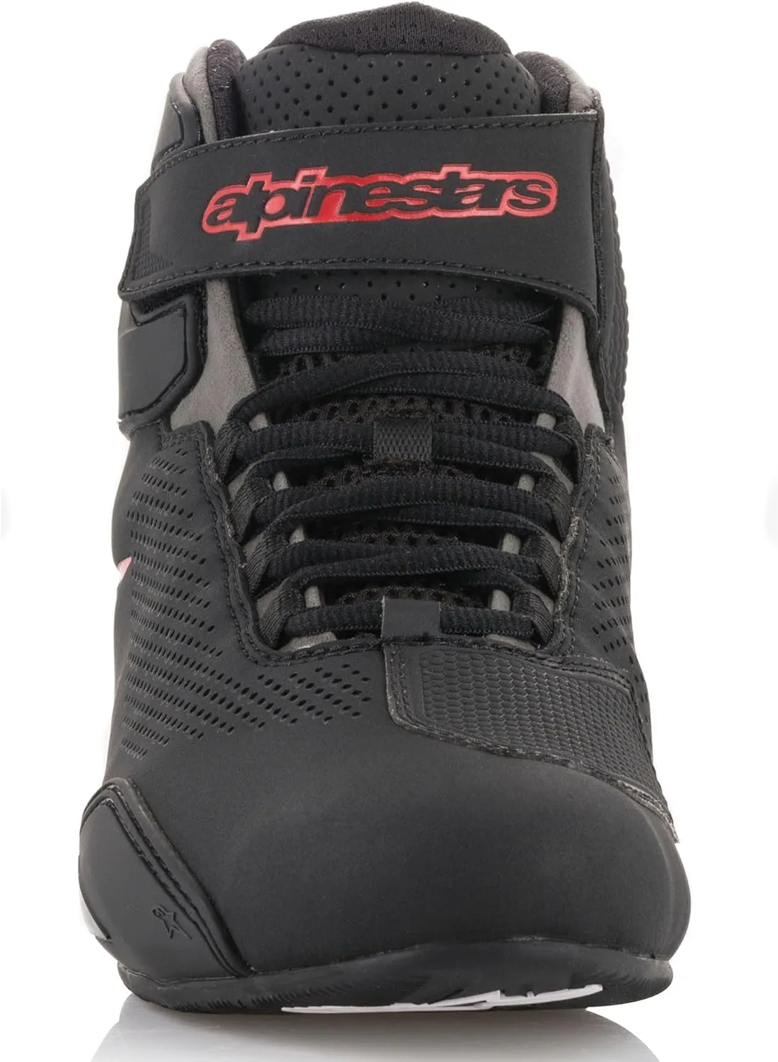 Alpinestars Men's Sektor Vented Street Motorcycle Shoe, Black/Gray/Red, 11