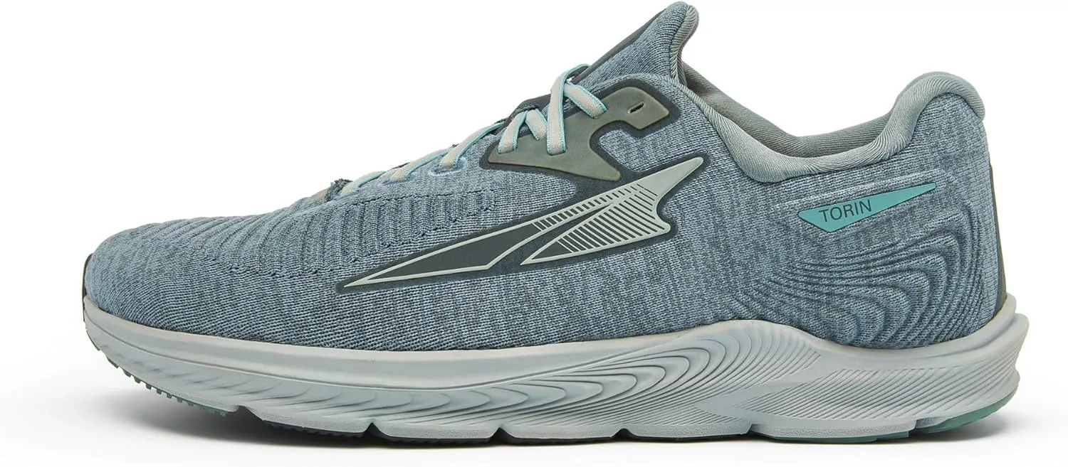ALTRA Women's Torin 5 Luxe Running Shoe, Gray/Blue, 10 Medium