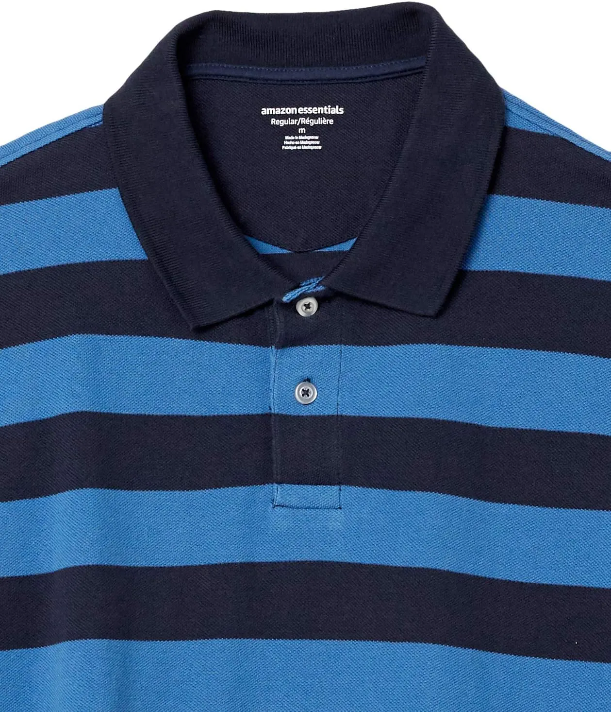 Amazon Essentials Men's Regular-Fit Cotton Pique Polo Shirt (Available in Big & Tall)