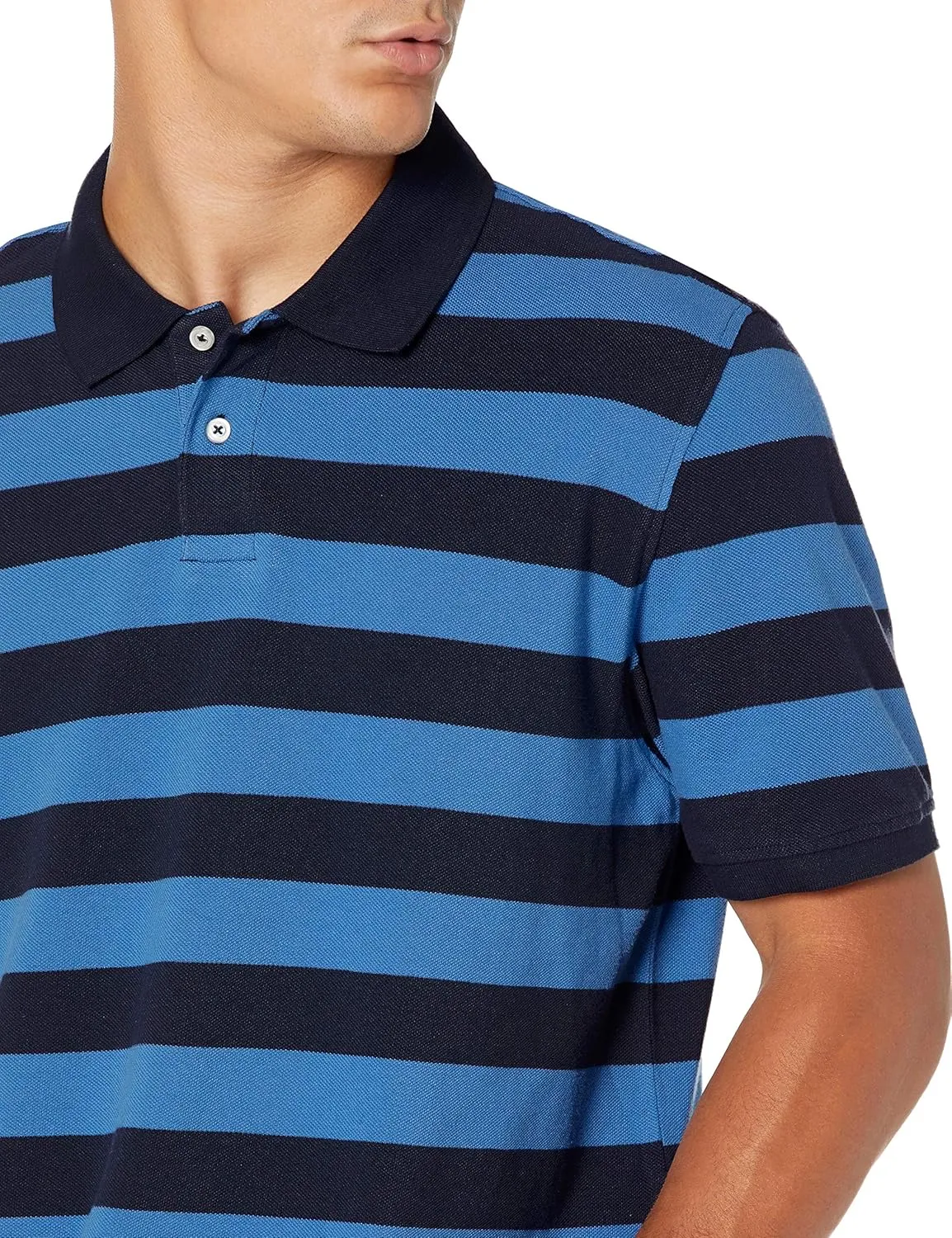 Amazon Essentials Men's Regular-Fit Cotton Pique Polo Shirt (Available in Big & Tall)