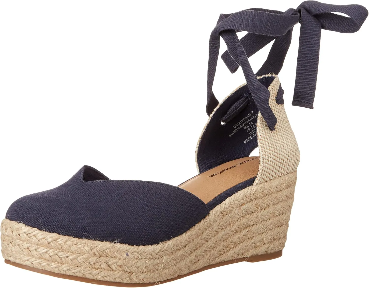 Amazon Essentials Women's Mid Wedge Espadrille