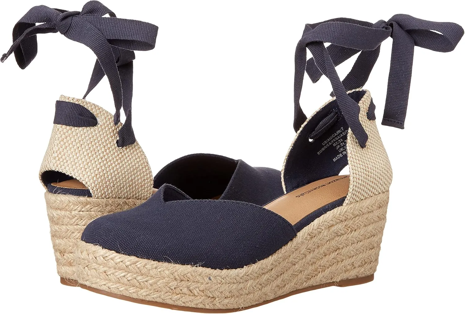 Amazon Essentials Women's Mid Wedge Espadrille