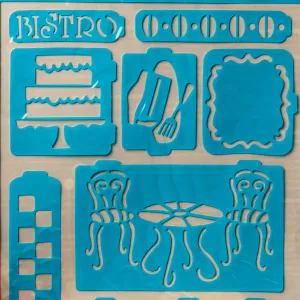 Americana Gloss Enamel Stencils 20x15cm

Bistro