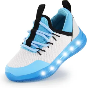 AMZZPIK LUMIKICK Light Up Shoes for Boys Girls Kids Tennis Sneakers Walking Led Glow Shoe for Toddler