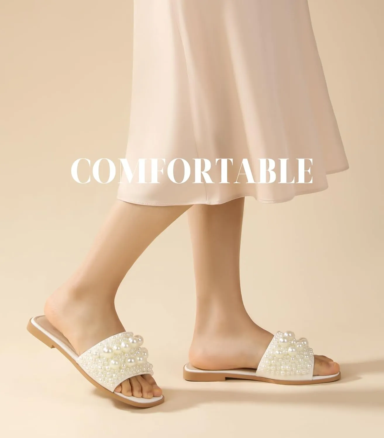 Ankis Black White Sandals Women Flat Sandals Comfortable Womens Slide Sandals Fashion Flat Sandals for Women 2025 Summer
