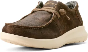 ARIAT Mens Hilo Moc Toe Slip On Casual Shoes - Brown