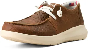 Ariat Men's Hilo Shoe, Mahogany Blanket Emboss, 11.5