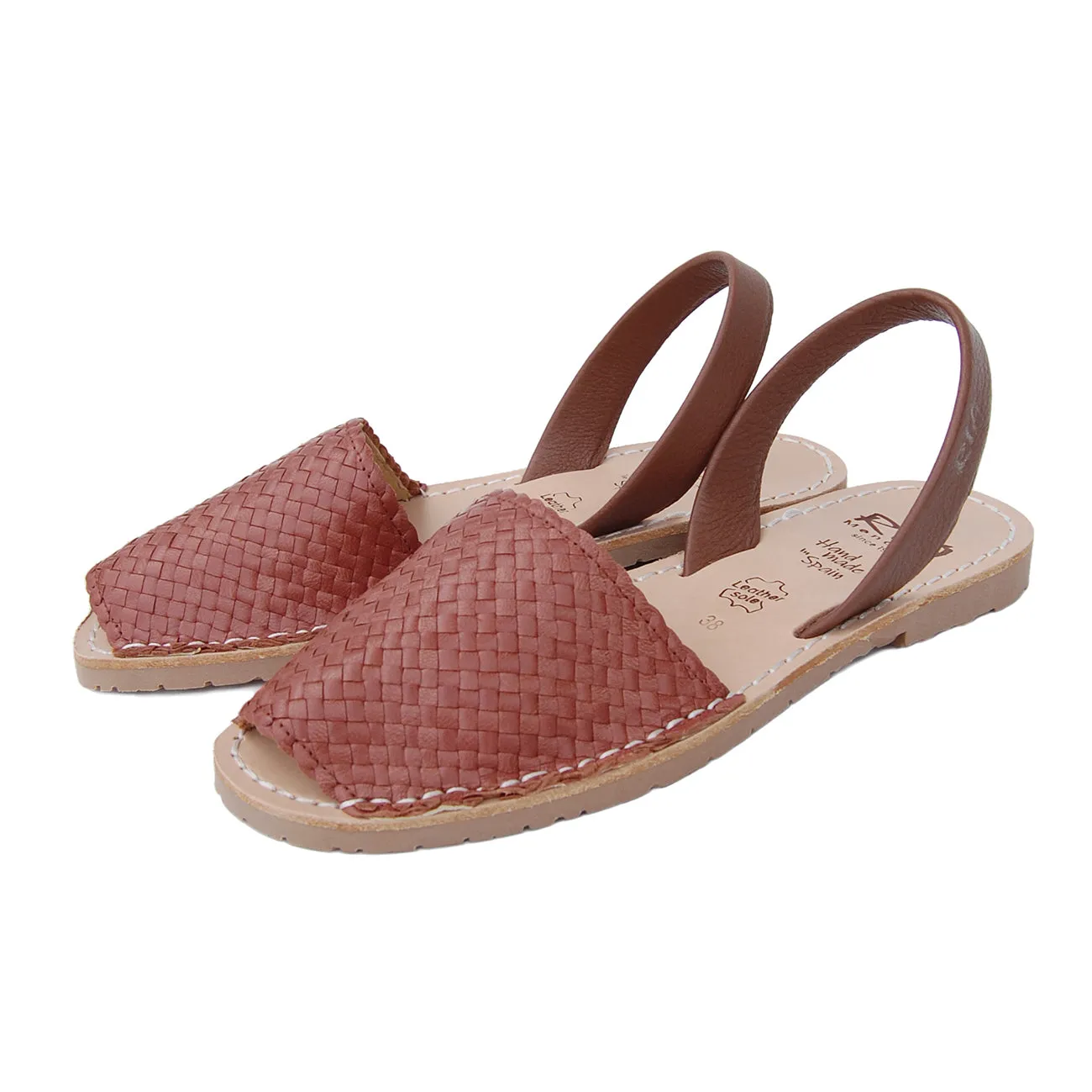 Avarcas Menorcan Sandals Fornells in Brandy