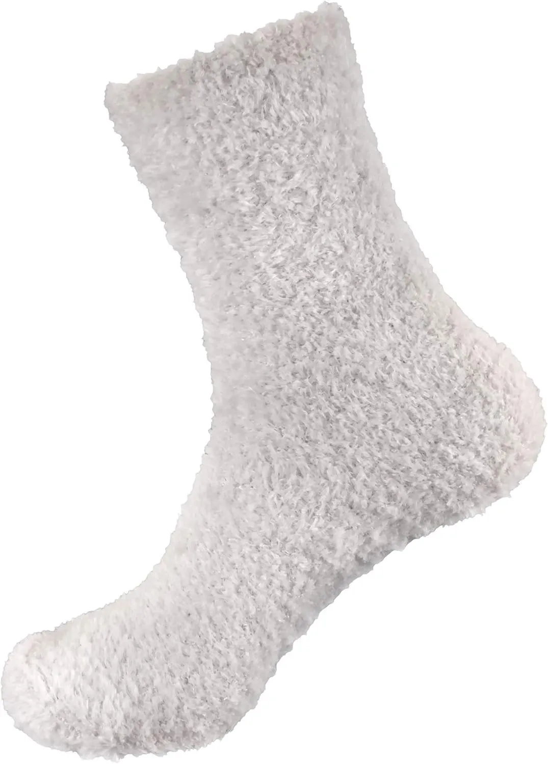BambooMN Men's Super Comfy Soft Warm Fuzzy Socks - 4 Pair Value Packs