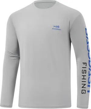 BASSDASH Men’s UPF 50  Sun Protection Long Sleeve Shirts Quick Dry Performance SPF UV Shirt for Outdoors Fishing Hiking FS31M