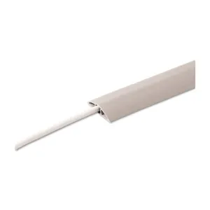 Belkin® Cord Concealer, 2.5"w X 0.5"h X 6 Ft L, Gray