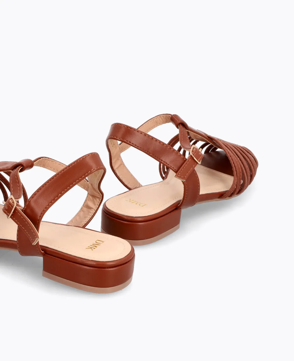 Bernice Flat Sandals - Camel