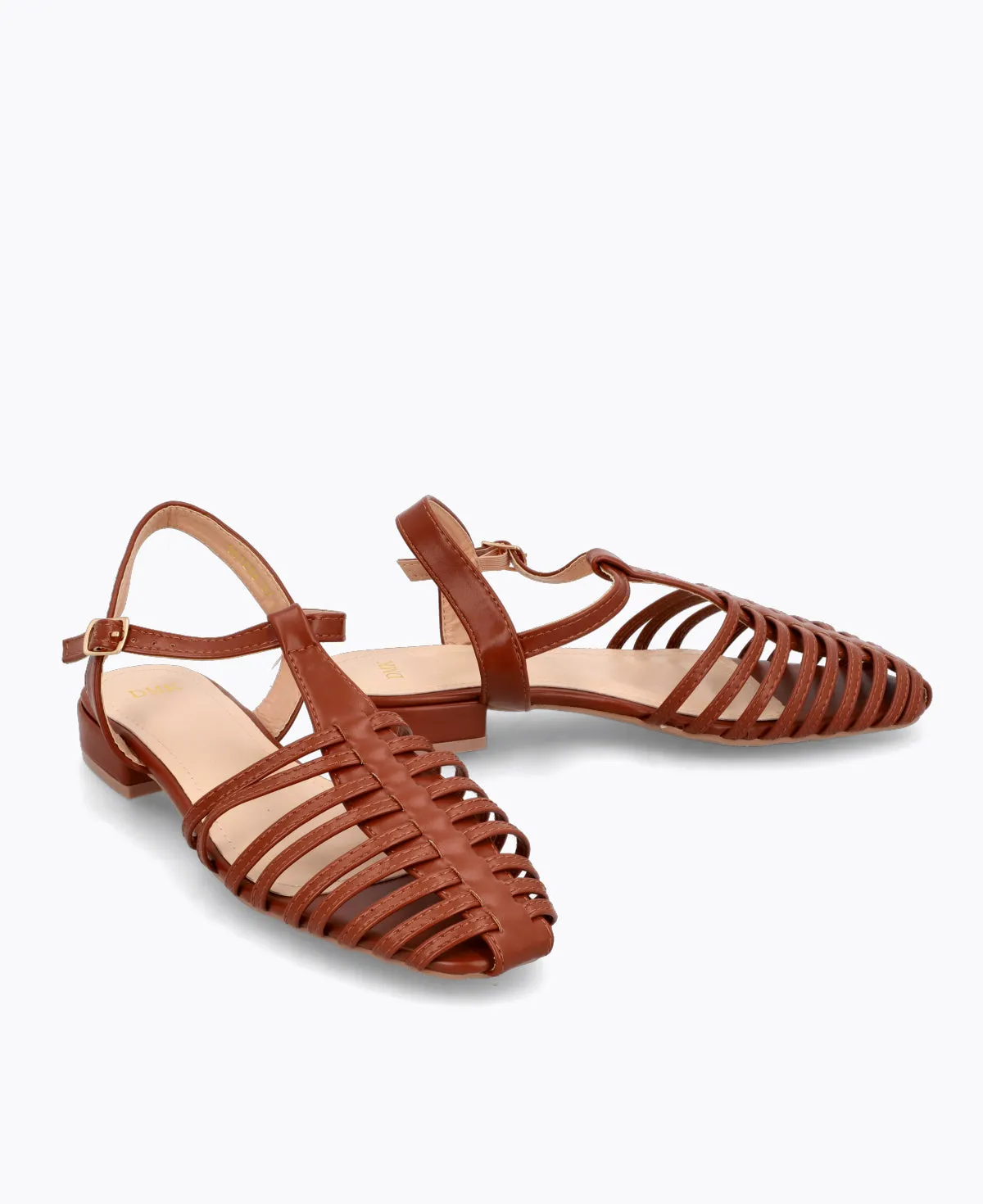 Bernice Flat Sandals - Camel
