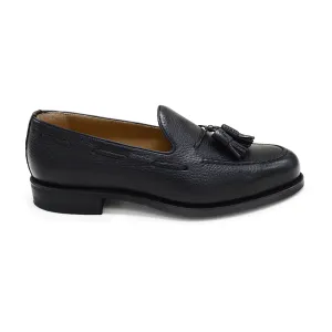 Berwick 1707 Tasselled Slip On (8491) Black Deerskin