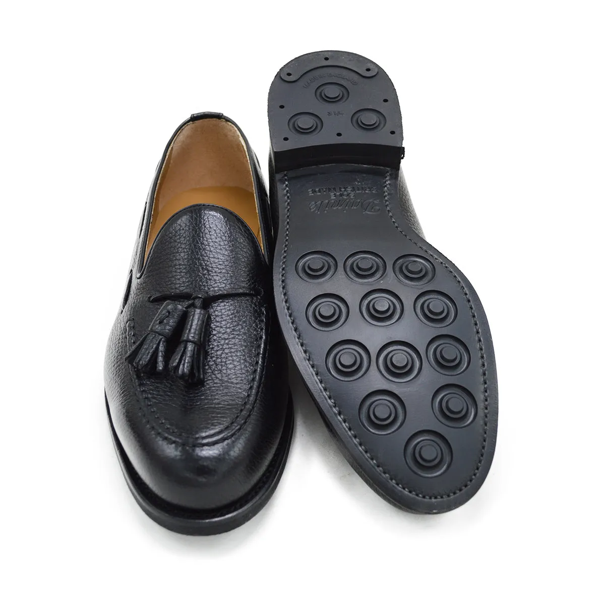 Berwick 1707 Tasselled Slip On (8491) Black Deerskin