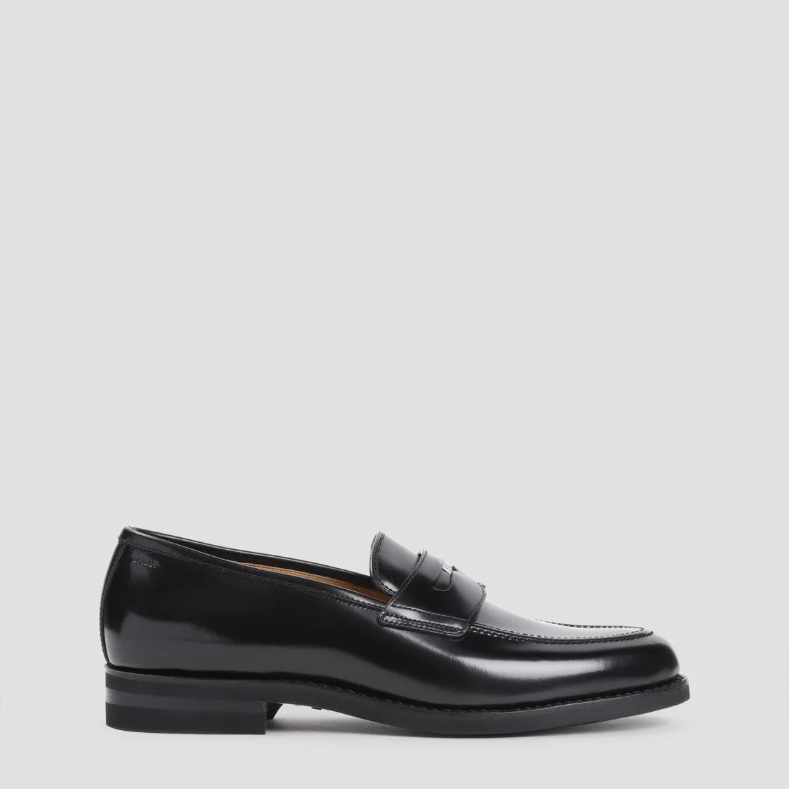 Black Calf Leather Sweeny Loafer