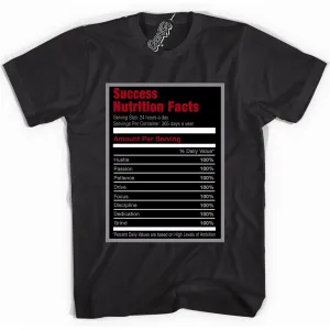 Black Metallic Reimagined 5s Sneaker Shirt Success Nutrition Graphic
