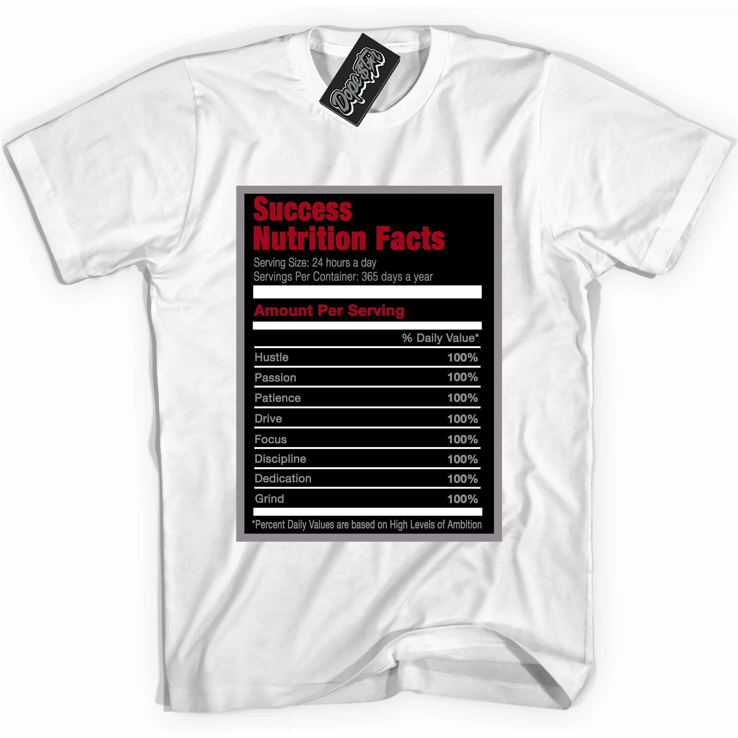 Black Metallic Reimagined 5s Sneaker Shirt Success Nutrition Graphic