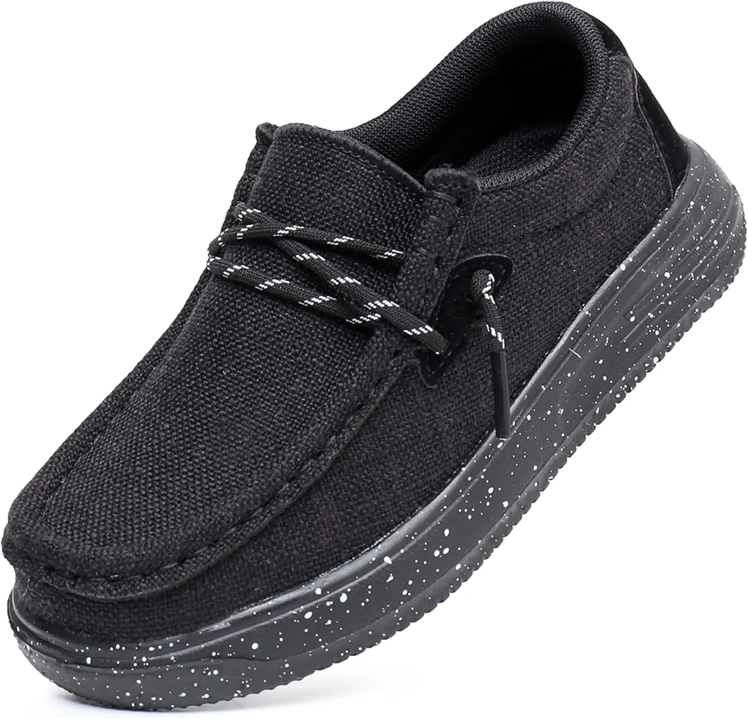 Blikcon Boys Girls Slip-On Casual Boat Shoes Light-Weight Lace Up Loafers(Toddler/Little Kid/Big Kid)