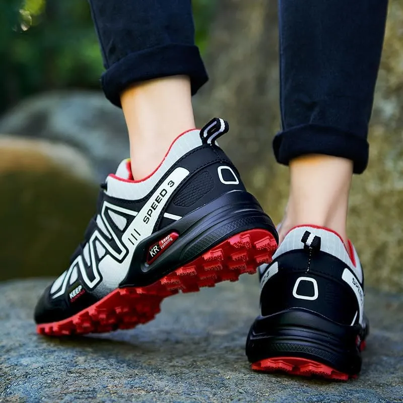 Breathable Hiking Shoes Women | Casual Walking Waterproof Shoes for Women | Comfortable & Light-Weight & Non-Slip | Women's Camping Shoes Walking Trekking Camping Tennis Sport Sneakers