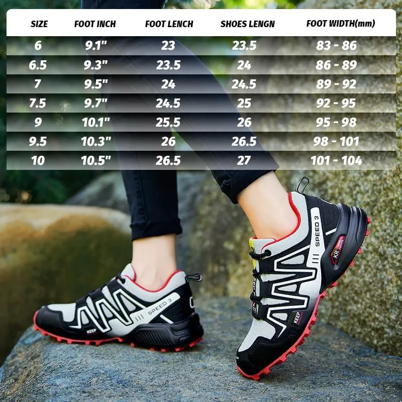 Breathable Hiking Shoes Women | Casual Walking Waterproof Shoes for Women | Comfortable & Light-Weight & Non-Slip | Women's Camping Shoes Walking Trekking Camping Tennis Sport Sneakers