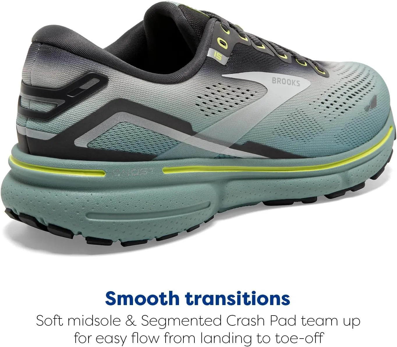Brooks Men's Ghost 15 Neutral Running Shoe