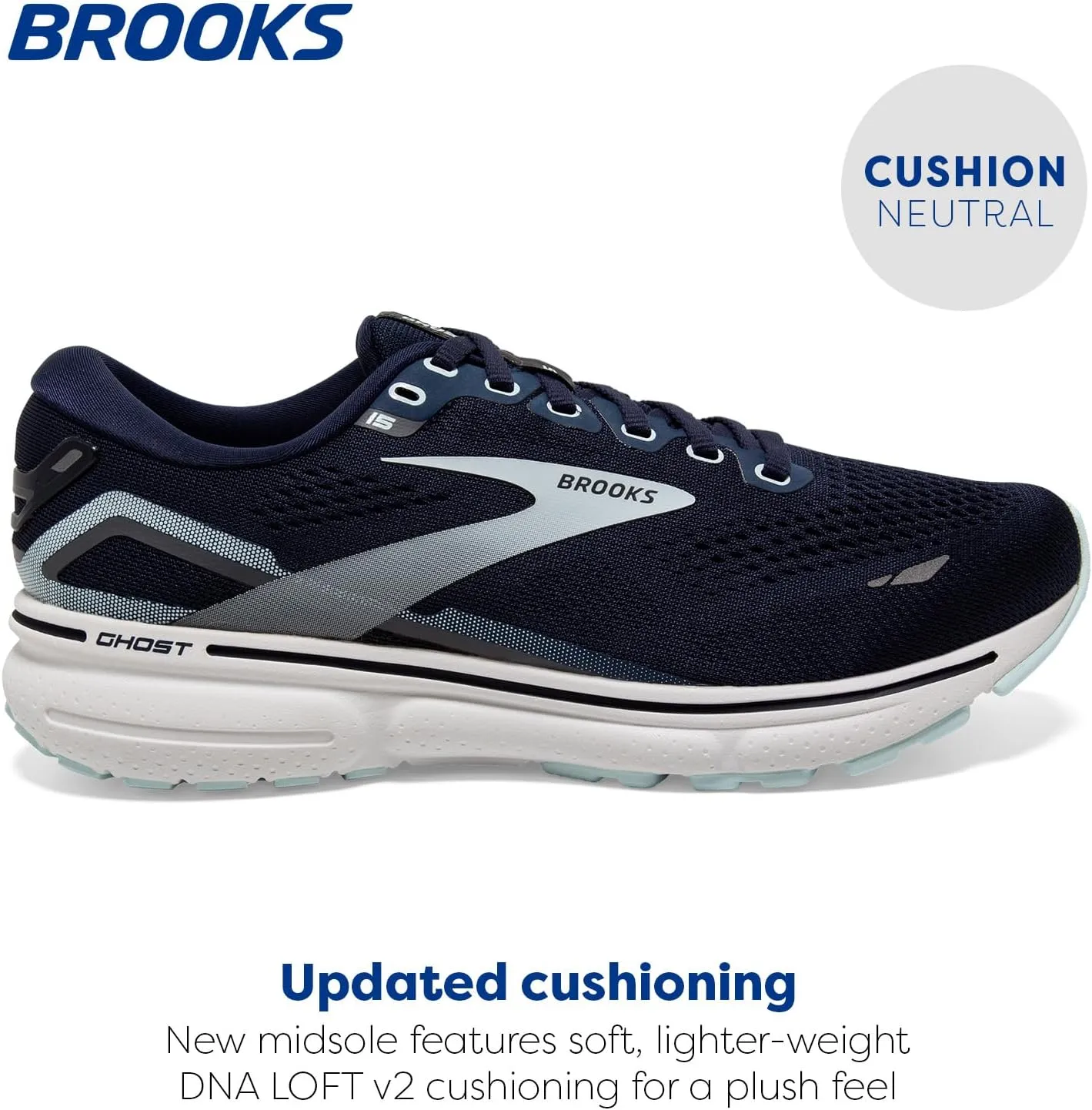 Brooks Women's Ghost 15 Neutral Running Shoe
